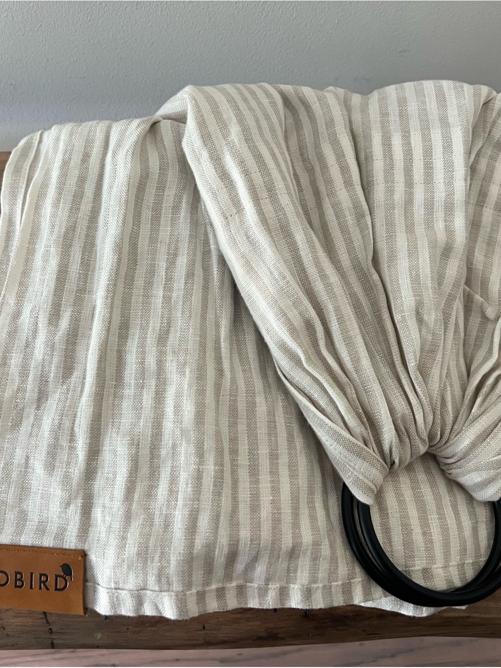 WildBird Linen Ring Sling in Swan